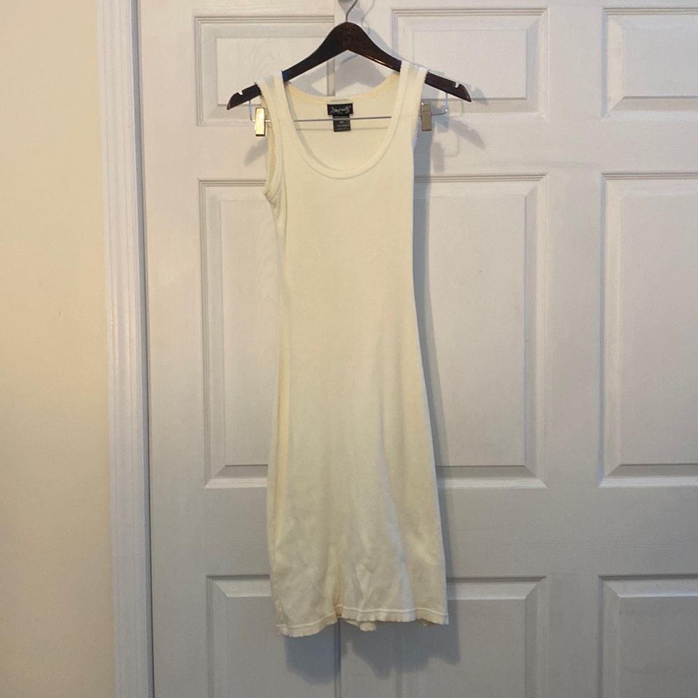 Cream Tank Top Dress